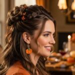 9 Elegant Half Up Half Down Thanksgiving Hairstyles to Try
